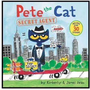 BUNDLE & SAVE🎉 Pete the Cat Secret Agent softcover book by James Dean